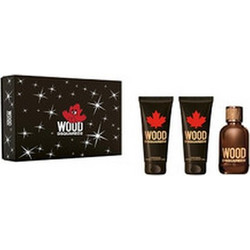 Dsquared2 Wood Pour Homme Eau de Toilette 100ml + Shower Gel 100ml + After Shave Balm 100ml