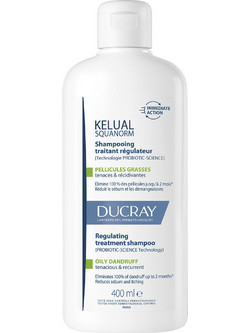 Ducray Kelual Squanorm Regulating Σαμπουάν κατά της Πιτυρίδας για Λιπαρά Μαλλιά 400ml