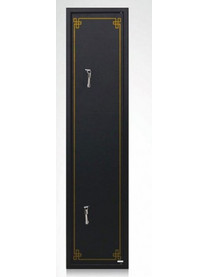 Yongfa 1075056 Οπλοκιβώτιο Ατσάλινο 6 Θέσεων 35x30x145cm Μαύρο