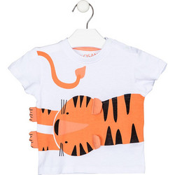 Losan Παιδικό T-Shirt Κοντομάνικο Λευκό 217-1204AL-W