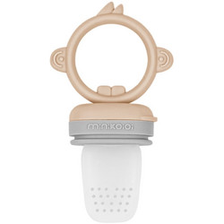 Minikoioi Food Feeder Σιλικόνης Bubble Beige/Powder Grey