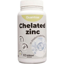 Quamtrax Chelated Zinc 125mg 60 Κάψουλες