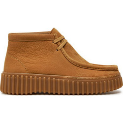 Clarks Γυναικεία Μποτάκια Chukka Πλατφόρμα Suede Ταμπά 26179359