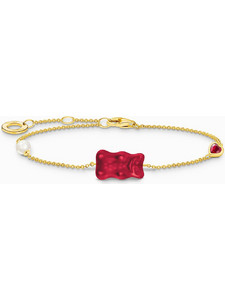 Thomas Sabo Γυναικείο Βραχιόλι Αλυσίδα Xρυσό με Πέρλα A2151-430-10