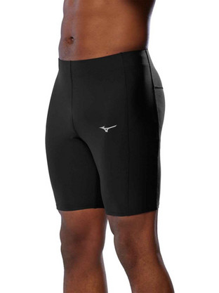 Mizuno Ανδρικό Κολάν Σορτς Μαύρο J2GBB01109