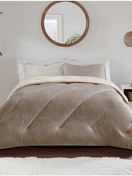 MADI Κουβερτοπάπλωμα Μονό Hollowfiber 160x220 Nocture Cream
