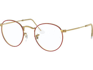 Ray-Ban RX3447V 3106 Σκελετός Γυαλιών Οράσεως Μεταλλικός Χρυσός Κόκκινος