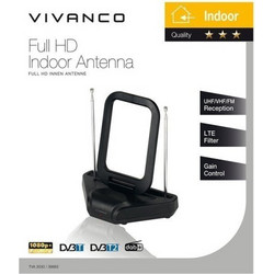 Vivanco TVA3030LTE Εσωτερική Κεραία Τηλεόρασης UHF / VHF / FM