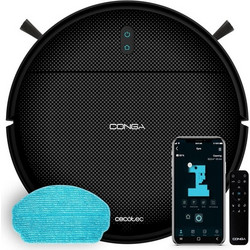 Cecotec Conga 999 Map Genesis CEC-08065 Σκούπα Ρομπότ για Σκούπισμα & Σφουγγάρισμα με Χαρτογράφηση και Wi-Fi