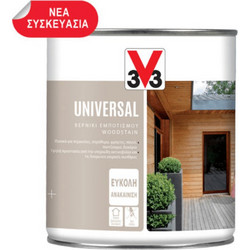 V33 Βερνίκι Εμποτισμού Νερού Satin Δρυς Ανοιχτή 0.75lt