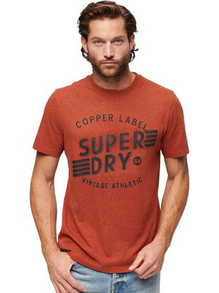Superdry Copper Label Ανδρικό Αθλητικό T-Shirt Rusted M1011759A-1EZ