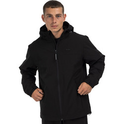 District75 Ανδρικό Μπουφάν Χειμωνιάτικο Softshell Μαύρο 224MJA-276-071