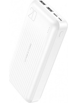 XO PB302 Power Bank 20000mAh με 2 Θύρες USB-C White