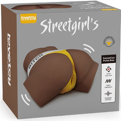 Lovetoy Streetgirl's Sensation Pulse II Κολπικό & Πρωκτικό Αυνανιστήρι με Δόνηση Brown