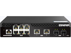 Qnap QSW-M2106R-2S2T Managed L2 Switch με 8 Θύρες Ethernet 1000Mbps και 2 SFP θύρες