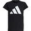Adidas Παιδικό T-Shirt Κοντομάνικο Μαύρο Λευκό JC9624