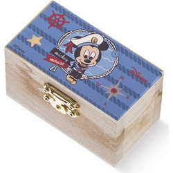 Parisis Μπομπονιέρα Βάπτισης Σεντούκι Mickey Mouse Ναυτικό από Ξύλο