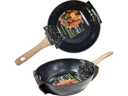 Synamore Wok Αλουμινίου Αντικολλητικό Κεραμική Επίστρωση 24cm 0248010