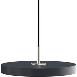 Umage Asteria Mini Κρεμαστό Φωτιστικό Οροφής Μονόφωτο LED με Θερμό Λευκό Φως Ασημί 2207C4174