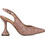 Menbur Γόβες Slingback με Λεπτό Ψηλό Τακούνι & Στρας Ροζ Χρυσές 23830