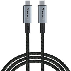 Verbatim Braided USB-C to USB-C 240W 1.2m Black 31847