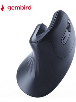 Gembird MUSW-ERGO-03 Ασύρματο Ποντίκι Vertical Black