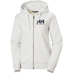 Helly Hansen Γυναικεία Ζακέτα Φούτερ Μακριά με Κουκούλα και Φερμουάρ Λευκή 34461-823