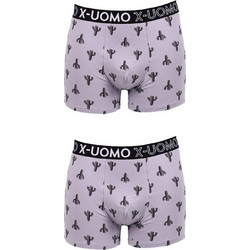 Uomo Ανδρικά Μποξεράκια Σετ 2Pack Γκρι BO397