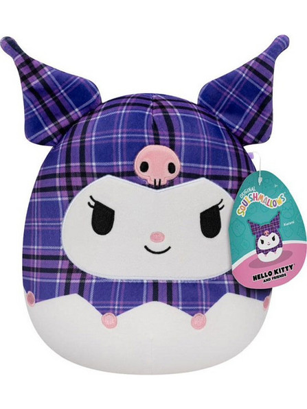 Jazwares Squishmalllows Sanrio Kuromi Καρό 20cm