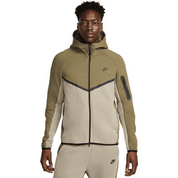 Nike Sportswear Tech Fleece Windrunner Ανδρική Ζακέτα Fleece με Φερμουάρ Μπεζ HV0949-222