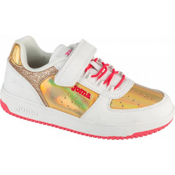 Joma Παιδικά Sneakers Λευκά Χρυσά JPIPES2518V