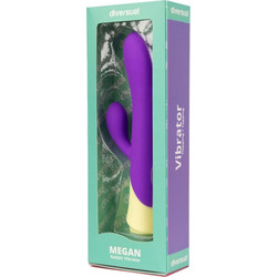Diversual Megan Rabbit Vibrator Δονητής Rabbit 21cm Μωβ