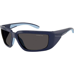 Arnette AN4355-275987 Ανδρικά Γυαλιά Ηλίου Ορθογώνια Κοκάλινα Μαύρα με Μαύρο Φακό