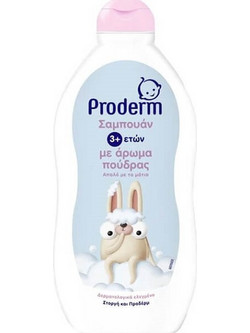 Proderm Powder Παιδικό Σαμπουάν 500ml