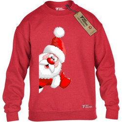 Takeposition Crhistmas Santa Claus Hallo Παιδικό Φούτερ Κόκκινο 810-3012-07