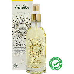 Melvita L'Or Extraordinary Βιολογικό Ξηρό Λάδι για Πρόσωπο Σώμα & Μαλλιά 100ml