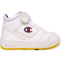 Champion Rebound Vintage Παιδικά Sneakers Μποτάκια Λευκά Κίτρινα Πολύχρωμα S32489-WW004