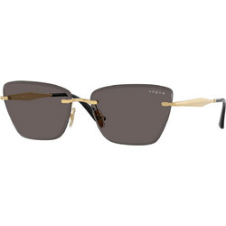 Vogue VO4332S 28087 Γυναικεία Γυαλιά Ηλίου Πεταλούδα Μεταλλικά Χρυσά με Μαύρο Φακό