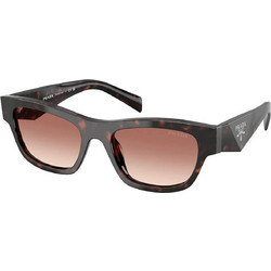 Prada PRB09S 17N50L Γυναικεία Γυαλιά Ηλίου Τετράγωνα Κοκάλινα Ταρταρούγα με Καφέ Degradee Φακό