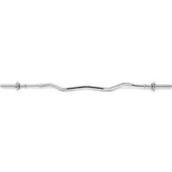 Spokey Aketon 84391 Στραβόμπαρα Φ28mm 120cm με Βιδωτά Κολάρα