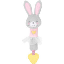 KikkaBoo Bella The Bunny Υφασμάτινη Κουδουνίστρα Πίεσης για Νεογέννητα 31201010160