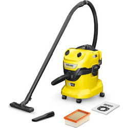 Karcher WD 4-18 Dual V-20/22 Σκούπα Υγρών / Στερεών 380W με Κάδο 20lt 1.628-600.0