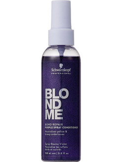 Schwarzkopf Blondme Bond Repair Purple Leave In Conditioner Spray 150ml