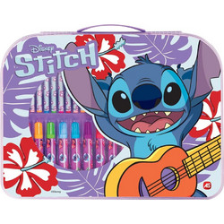 AS Company Disney Stitch Σετ Ζωγραφικής με Βαλιτσάκι 33x2.8x25cm 34τμχ 1023-66232