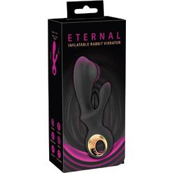 You2Toys Eternal Rabbit Vibrator Δονητής Rabbit 18.3cm Μαύρος