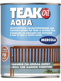 Mercola Teak Oil Aqua Λάδι Πέτρας Νερού 2.5lt