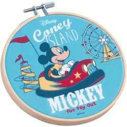 Parisis Μπομπονιέρα Βάπτισης Τελάρο Mickey Mouse Fun Day Out από Ύφασμα & Ξύλο