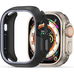Dux Ducis Bamo Πλαστική Θήκη για Apple Watch Ultra 49mm Μαύρη Γκρι