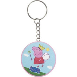 Parisis Μπομπονιέρα Βάπτισης Μπρελόκ Peppa Pig από Ξύλο 15Ε1885