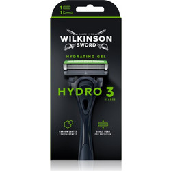 Wilkinson Sword Hydro 3 Skin Protection Black Edition Ξυραφάκι μιας Χρήσης με 3 Λεπίδες & Λιπαντική Ταινία